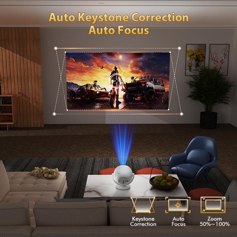 Mini Smart Portable Projector 4K HD