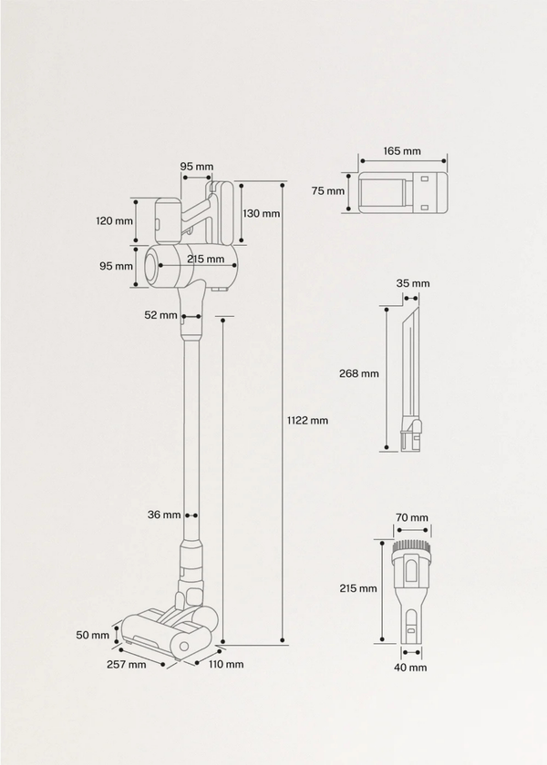Dimensions TurboSlim 350