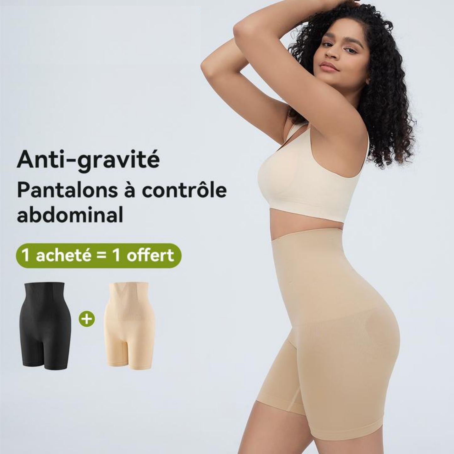 Shorts gainants anti‑gravité