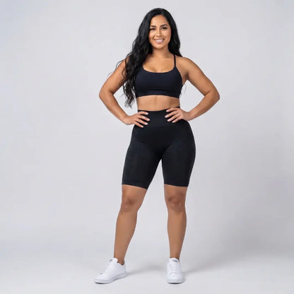 Leggings short 3D Ceralia® — Lisse et Sculpte